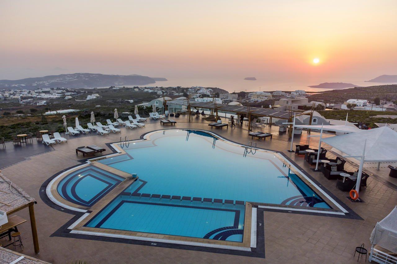Orizontes Hotel Santorini Pýrgos Extérieur photo